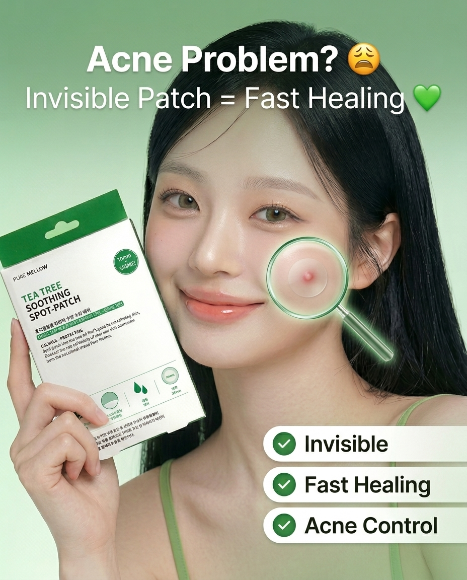 Original Korean Acne Patch – Invisible Spot Treatment